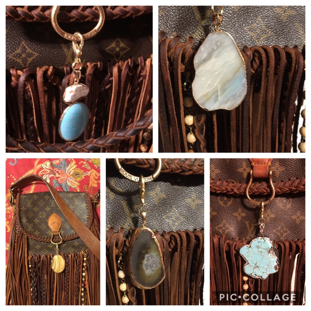 SOLD-do not buy—Boho vintage fringe Louis Vuitton - Picture 4 of 7